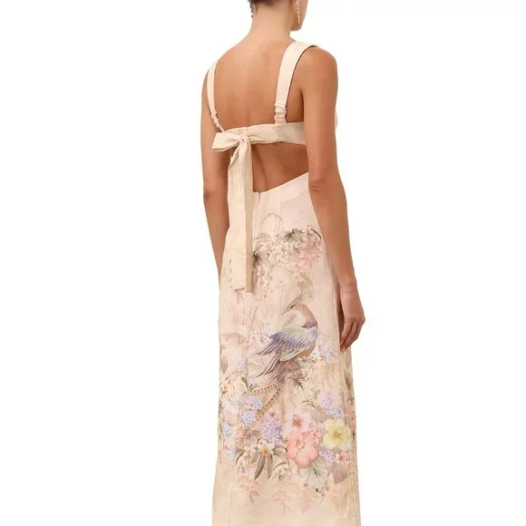 BNWT Zimmermann Illuminate Midi Dress - Picture 2 of 10